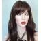18'' Mono Top Lace Front Straight Synthetic Fashionable Long Women Wigs