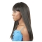 20'' Long Straight Capless Exquisite Black Straight Synthetic Women African American Wigs