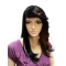 18''  Fashion Straight Black Monofilament Lace Front Synthetic Long Women Wigs