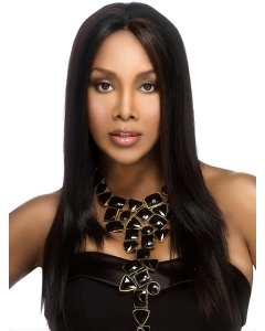 Incredible Black Straight Long Capless Heat Friendly Synthetic Women African American Wigs Incredible Black Straight Long Capless Heat Friendly Synthetic Women African American Wigs