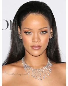 16'' Long  Straight Full Lace Human Hair Women Soft Rihanna Wigs 16'' Long  Straight Full Lace Human Hair Women Soft Rihanna Wigs