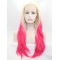 26" Long Straight Lace Front Ombre/2 Tone Layered Synthetic Women Wigs
