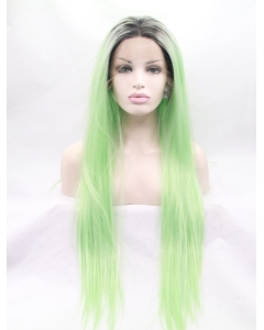 31'' Long Straight Without Bangs Ombre/2 Tone  Lace Front Synthetic Women Wigs 31'' Long Straight Without Bangs Ombre/2 Tone  Lace Front Synthetic Women Wigs