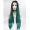 34'' Long Straight  Lace Front  Ombre/2 Tone Layered Synthetic  Women Wigs