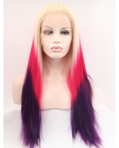 27" Long Straight Ombre/2 Tone Without Bangs Synthetic Women Wigs 27" Long Straight Ombre/2 Tone Without Bangs Synthetic Women Wigs