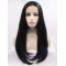 21" Long Straight Lace Front  Black Without Bangs  Synthetic Women Wigs