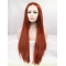 32'' Long Straight Lace Front  Auburn  Layered Synthetic Women Wigs