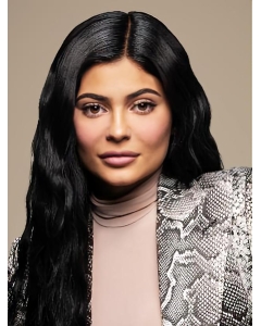 20" Beautiful Long  Black Straight Without Bangs Lace Front Synthetic Women Kylie Jenner Wigs 20" Beautiful Long  Black Straight Without Bangs Lace Front Synthetic Women Kylie Jenner Wigs