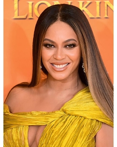 24" Straight Long Without Bangs Brown Lace Front Synthetic Women  Beyonce Wigs 24" Straight Long Without Bangs Brown Lace Front Synthetic Women  Beyonce Wigs
