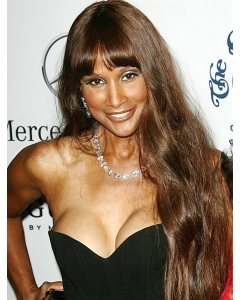 26" Long  Straight With Bangs Lace Front Synthetic Women Beverly Johnson Wigs 26" Long  Straight With Bangs Lace Front Synthetic Women Beverly Johnson Wigs