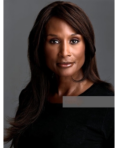 18" Long Straight Without Bangs Lace Front Snythetic Women Beverly Johnson Wigs  18" Long Straight Without Bangs Lace Front Snythetic Women Beverly Johnson Wigs