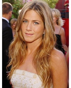 18" Straight Without Bangs Lace Front Blonde Long Synthetic Women Jennifer Aniston Wigs  18" Straight Without Bangs Lace Front Blonde Long Synthetic Women Jennifer Aniston Wigs