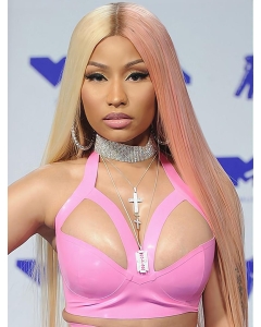 26'' Long Ombre/2 Tone Straight Without Bangs Capless Women Nicki Minaj Wigs 26'' Long Ombre/2 Tone Straight Without Bangs Capless Women Nicki Minaj Wigs