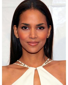 20'' Long Straight Without Bangs  Black Lace Front Synthetic Women Halle Berry Wigs 20'' Long Straight Without Bangs  Black Lace Front Synthetic Women Halle Berry Wigs
