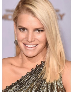 16'' Long Straight Without Bangs  Lace Front  Synthetic Women Jessica Simpson Wigs 16'' Long Straight Without Bangs  Lace Front  Synthetic Women Jessica Simpson Wigs