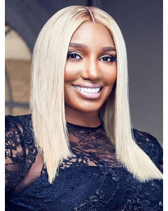 16" Long Straight Without Bangs Lace Front Synthetic Grey Women NeNe Leakes Wigs 16" Long Straight Without Bangs Lace Front Synthetic Grey Women NeNe Leakes Wigs
