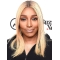 16" Long Straight Without Bangs Ombre/2 Tone Lace Front  Synthetic Women NeNe Leakes Wigs
