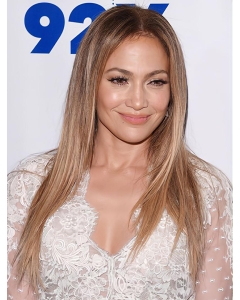 18" Long Straight Without Bangs Lace Front Blonde Synthetic Women Jennifer Lopez Wigs  18" Long Straight Without Bangs Lace Front Blonde Synthetic Women Jennifer Lopez Wigs