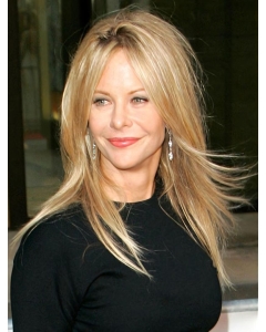 16'' Straight Long Lace Front Blonde Synthetic Women Meg Ryan Wigs 16'' Straight Long Lace Front Blonde Synthetic Women Meg Ryan Wigs