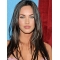 18'' Straight Long Lace Front Black Synthetic Women Megan Fox Wigs