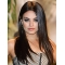 18" Straight Long Lace Front Without Bangs Synthetic Women Mila Kunis Wigs
