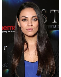 20" Straight Lace Front Long Without Bangs Synthetic Women Mila Kunis Wigs  20" Straight Lace Front Long Without Bangs Synthetic Women Mila Kunis Wigs