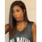 16'' Long Straight Brown Without Bangs Lace Front Synthetic Women Sevyn Streeter Wigs