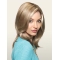 16'' Traditional Long Straight Blonde Monofilament Synthetic Women Wigs