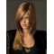 Shining Straight Without Bangs Blonde Monofilament Lace Front Long  Synthetic Women  Celebrity Wigs