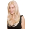 17'' Modern Blonde Without Bangs Monofilament Lace Front Remy Human Hair  Long Human Hair Women Wigs