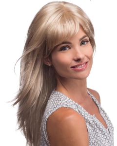 20'' Amazing Straight With Bangs Blonde Monofilament Lace Front Remy Human Hair Long Women Wigs 20'' Amazing Straight With Bangs Blonde Monofilament Lace Front Remy Human Hair Long Women Wigs
