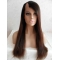 20'' Straight New Auburn Lace Front Long Remy Human Hair Straight U Part Wig Wigs
