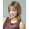 Elegant Layered Synthetic Capless Blonde Straight With Bangs Long Women Wigs