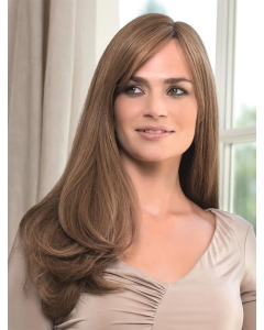 21'' Blonde Straight With Bangs Monofilament 100% Hand-Tied Remy Human Hair Women Cosy Long Wigs 21'' Blonde Straight With Bangs Monofilament 100% Hand-Tied Remy Human Hair Women Cosy Long Wigs