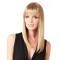 Discount Straight With Bangs Monofilament Lace Front Synthetic  Long Women Wigs
