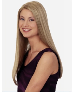 20''Shining Blonde Straight Without Bangs Capless Long Synthetic Women Wigs 20''Shining Blonde Straight Without Bangs Capless Long Synthetic Women Wigs