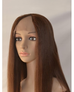 20'' No-fuss Auburn Straight Without Bangs Lace Front 100% Remy Human Hair Long Women U Part Wigs 20'' No-fuss Auburn Straight Without Bangs Lace Front 100% Remy Human Hair Long Women U Part Wigs