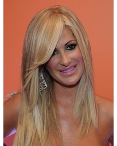 16'' Popular Blonde Straight Lace Front Long Humman Women Kim Zolciak Wigs 16'' Popular Blonde Straight Lace Front Long Humman Women Kim Zolciak Wigs