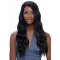 High Quality Black Wavy Without Bangs Capless Long Synthetic African American Women Wigs
