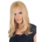 18'' Blonde Straight Without Bangs 100% Hand-Tied Monofilament Remy Human Hair Incredible Long Woomen Wigs