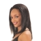 Preferential Black Straight Without Bangs Capless Long Human Hair Wigs & Half Wigs