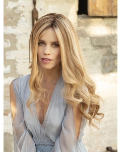 18" Long Wavy Monofilament Ombre/2 Tone Without Bangs Perfect Synthetic Wigs 18" Long Wavy Monofilament Ombre/2 Tone Without Bangs Perfect Synthetic Wigs