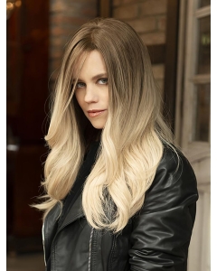 18" Long Wavy Without Bangs Monofilament Ombre/2 Tone Ideal Synthetic Women Wigs 18" Long Wavy Without Bangs Monofilament Ombre/2 Tone Ideal Synthetic Women Wigs
