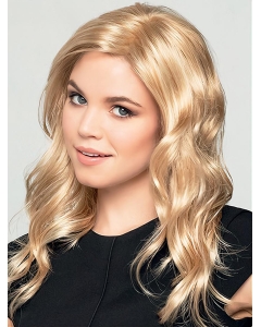 18'' Blonde Layered Wavy Without Bangs Monofilament Lace Front Synthetic Long Women Wigs 18'' Blonde Layered Wavy Without Bangs Monofilament Lace Front Synthetic Long Women Wigs
