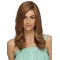 16'' Wavy Without Bangs Brown  Lace Front Long Hairstyles  Synthetic Women Wigs
