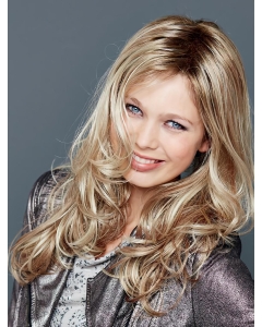 18" Wavy Without Bangs Lace Front  Blonde Long Synthetic Women Wigs 18" Wavy Without Bangs Lace Front  Blonde Long Synthetic Women Wigs