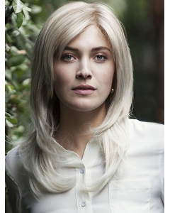 16" Blonde Wavy Without Bangs Layered Monofilament Lace Front  Long Synthetic Women Wigs 16" Blonde Wavy Without Bangs Layered Monofilament Lace Front  Long Synthetic Women Wigs