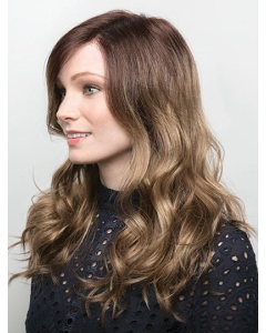 Blonde 16" Wavy Without Bangs Monofilament Lace Front Long Synthetic Wigs Blonde 16" Wavy Without Bangs Monofilament Lace Front Long Synthetic Wigs