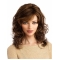 14" Long Wavy Brown Monofilament Fabulous Synthetic Women Wigs