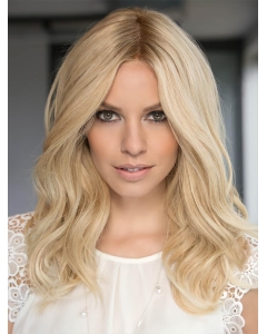 15'' Wavy Without Bamngs Platinum Blonde 100% Hand-Tied Monofilament Human Hair Women Wigs 15'' Wavy Without Bamngs Platinum Blonde 100% Hand-Tied Monofilament Human Hair Women Wigs